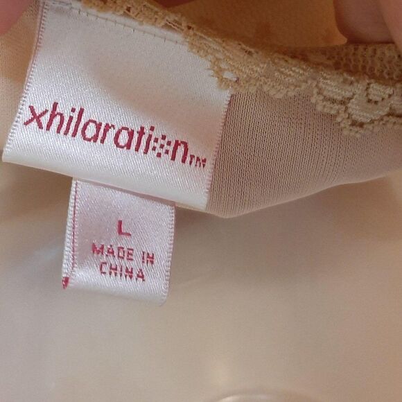 Xhilaration Y2K Mesh Polka Dot Top sz L - Picture 4 of 5